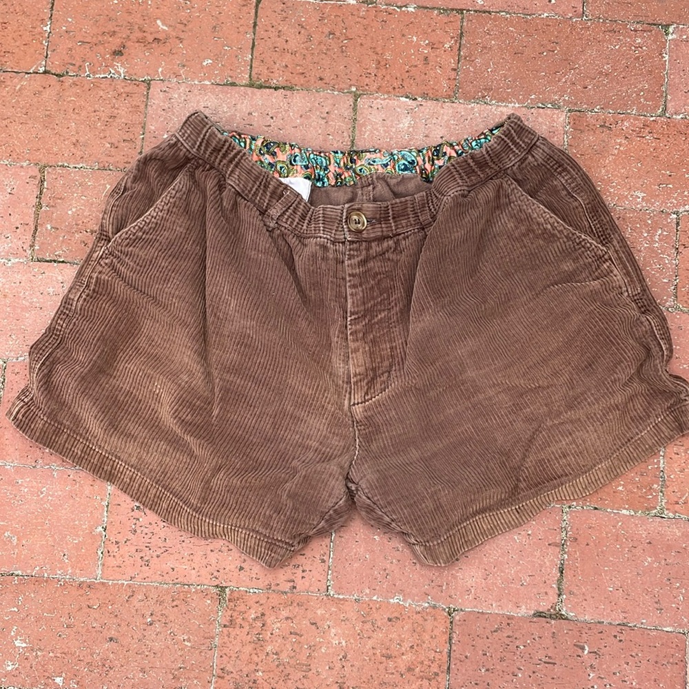 Brown Corduroy Chubbies Shorts